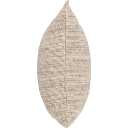 Wharf Linen Blend Throw Pillow by Villa by Classic Home in beige. Made from 70% linen, 30% wool in a unique style.