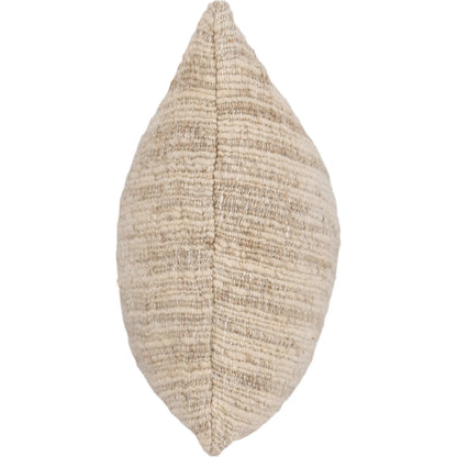 Wharf Linen Blend Throw Pillow by Villa by Classic Home in beige. Made from 70% linen, 30% wool in a unique style.