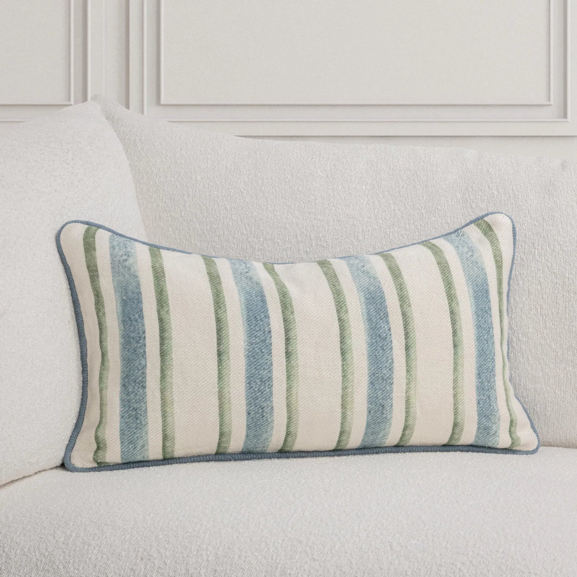 Harbor Linen Twill Throw Pillow by Villa by Classic Home in ivory. Made from 100% linen twill in a unique style.