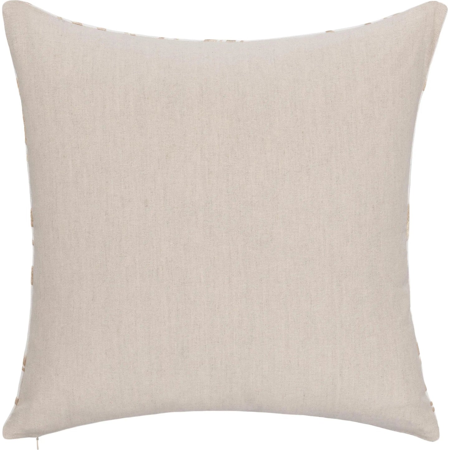 002 SI-2533464 | Additional Silo | Drift Cotton Throw Pillow by Villa by Classic Home in ivory. Made from 100% cotton, 50% cotton, 50% linen solid back in a unique style.