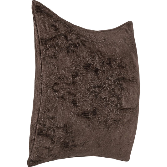 Doolin Chenille Blend Throw Pillow by Villa by Classic Home in brown. Made from 45% viscose, 31% cotton, 24% polyester in a unique style.