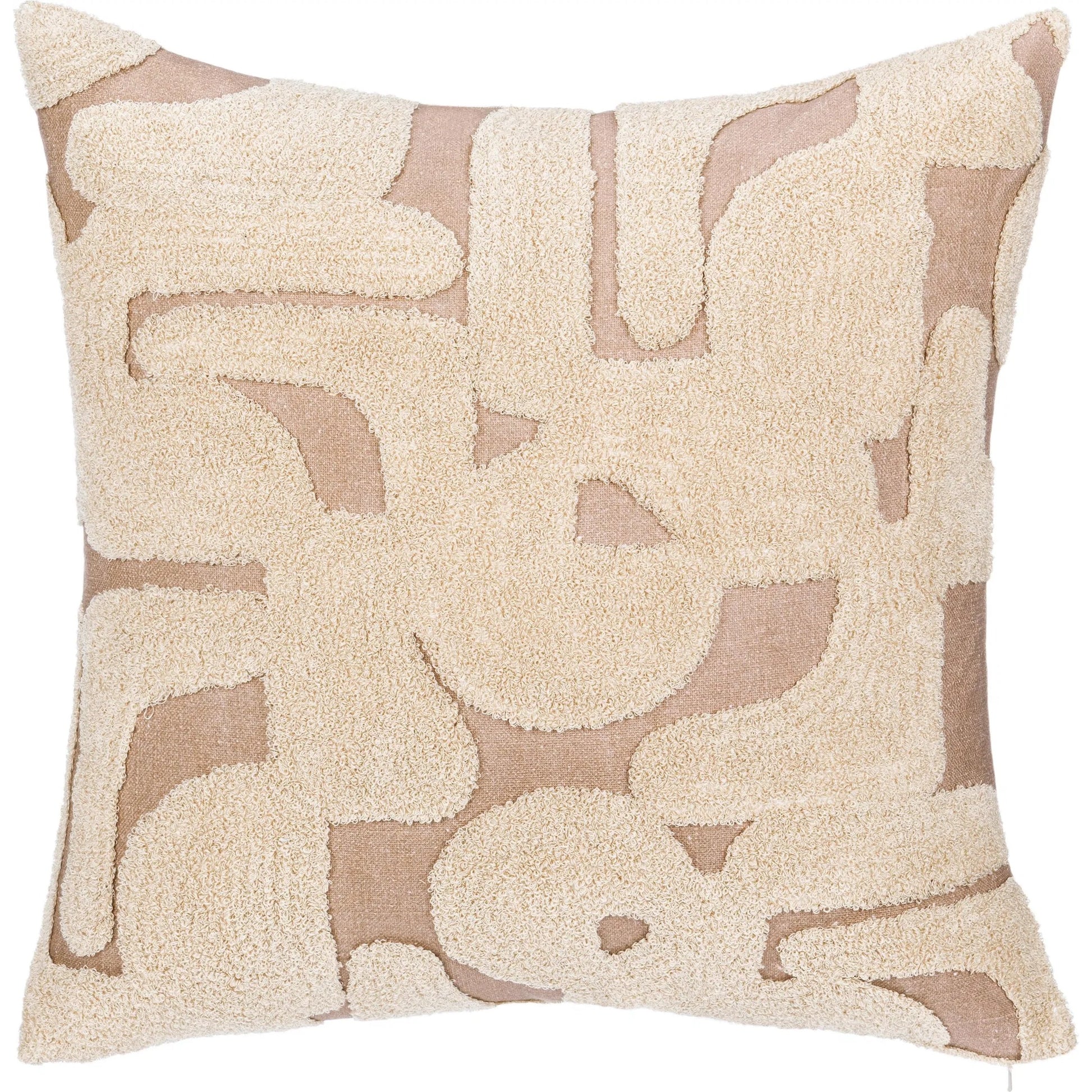 Austen Cotton Throw Pillow by Villa by Classic Home in caramel. Made from 100% cotton in a unique style.