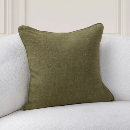 Bedford Linen Fabric Throw Pillow by Villa by Classic Home. Made from 100% linen in a unique style.