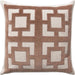 Corbin Cotton Blend Throw Pillow by Villa by Classic Home. Made from 50% cotton, 50% linen, cotton velvet applique in a unique style.