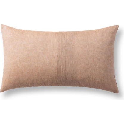 Jayson Clay Linen Cashmere Throw Pillow by Villa by Classic Home in clay. Made from 70% linen, 25% cotton, 5% cashmere in a unique style.