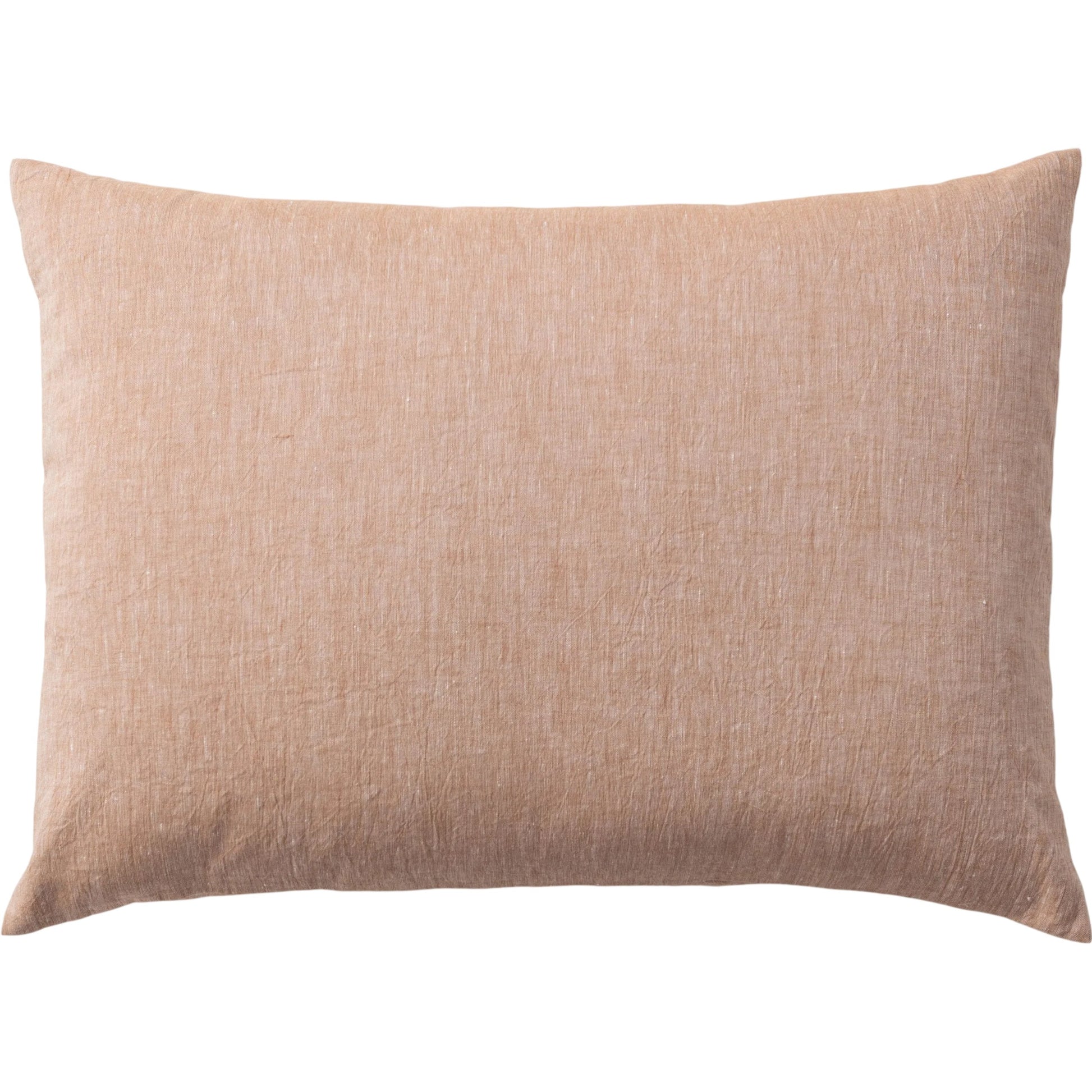 Jayson Clay Linen Cashmere Throw Pillow by Villa by Classic Home in clay. Made from 70% linen, 25% cotton, 5% cashmere in a unique style.
