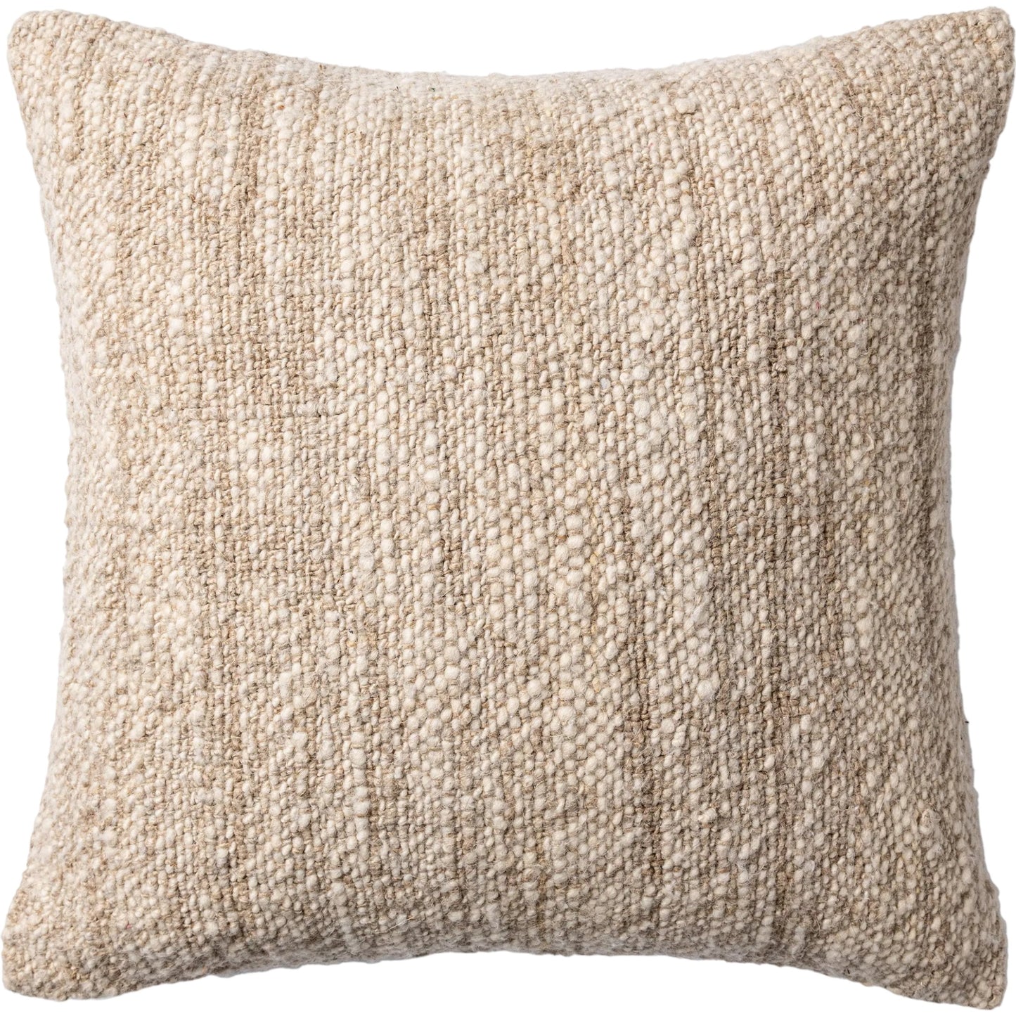 001 SI-2537874 | Primary Silo | Jai Linen Blend Throw Pillow by Villa by Classic Home in natural. Made from 50% linen, 50% wool in a unique style.