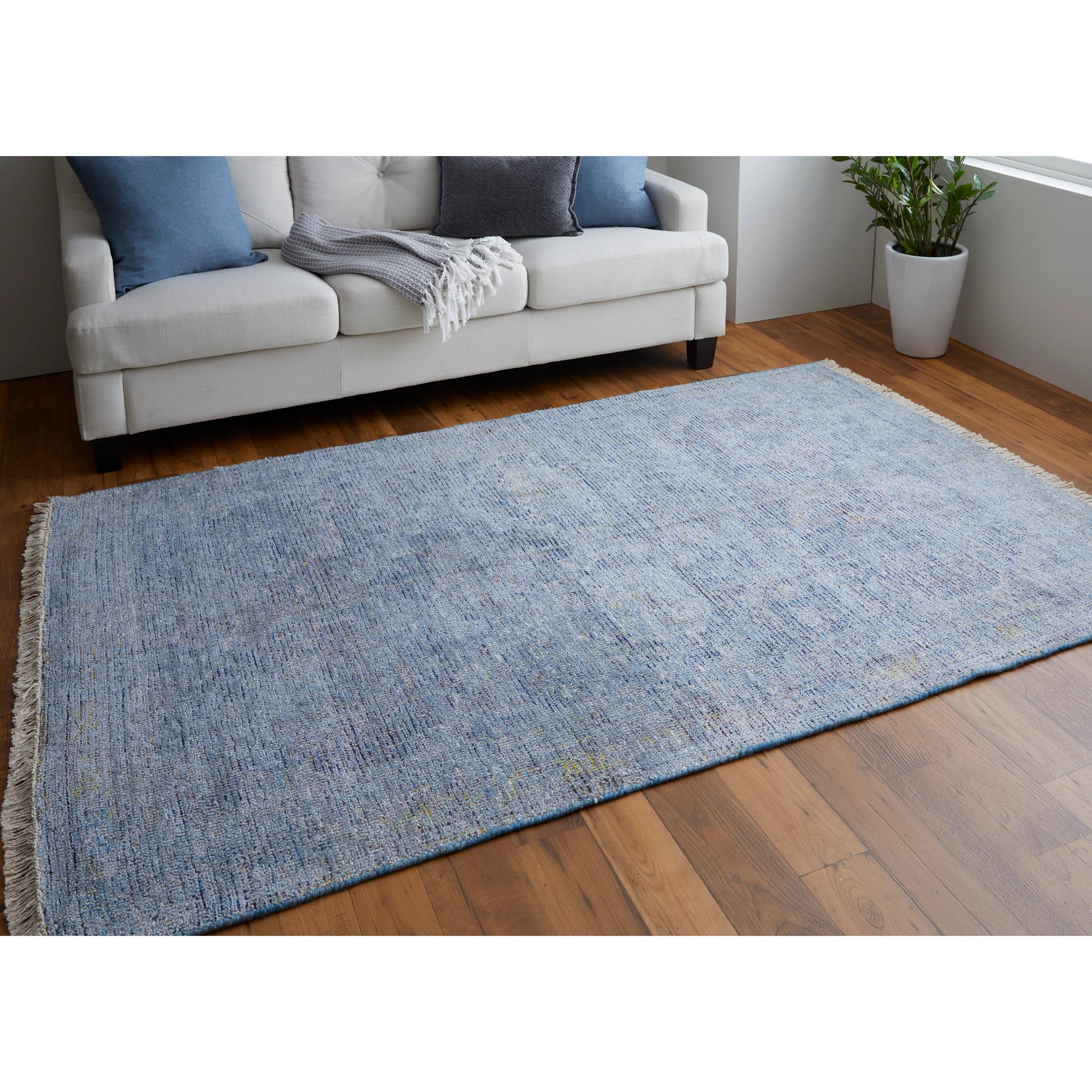 Caldwell Transitional Rug - 8804F by Feizy in blue, ivory. Made from wool, viscose in a unique style.