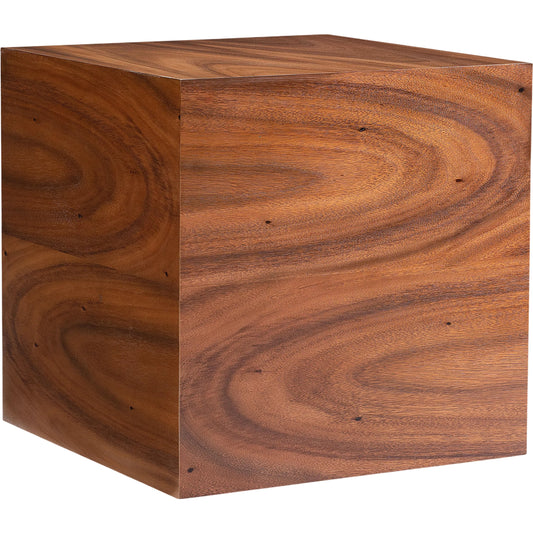 Loft Brasea Side Table by Bernhardt in brown. Made from wood in a unique style.