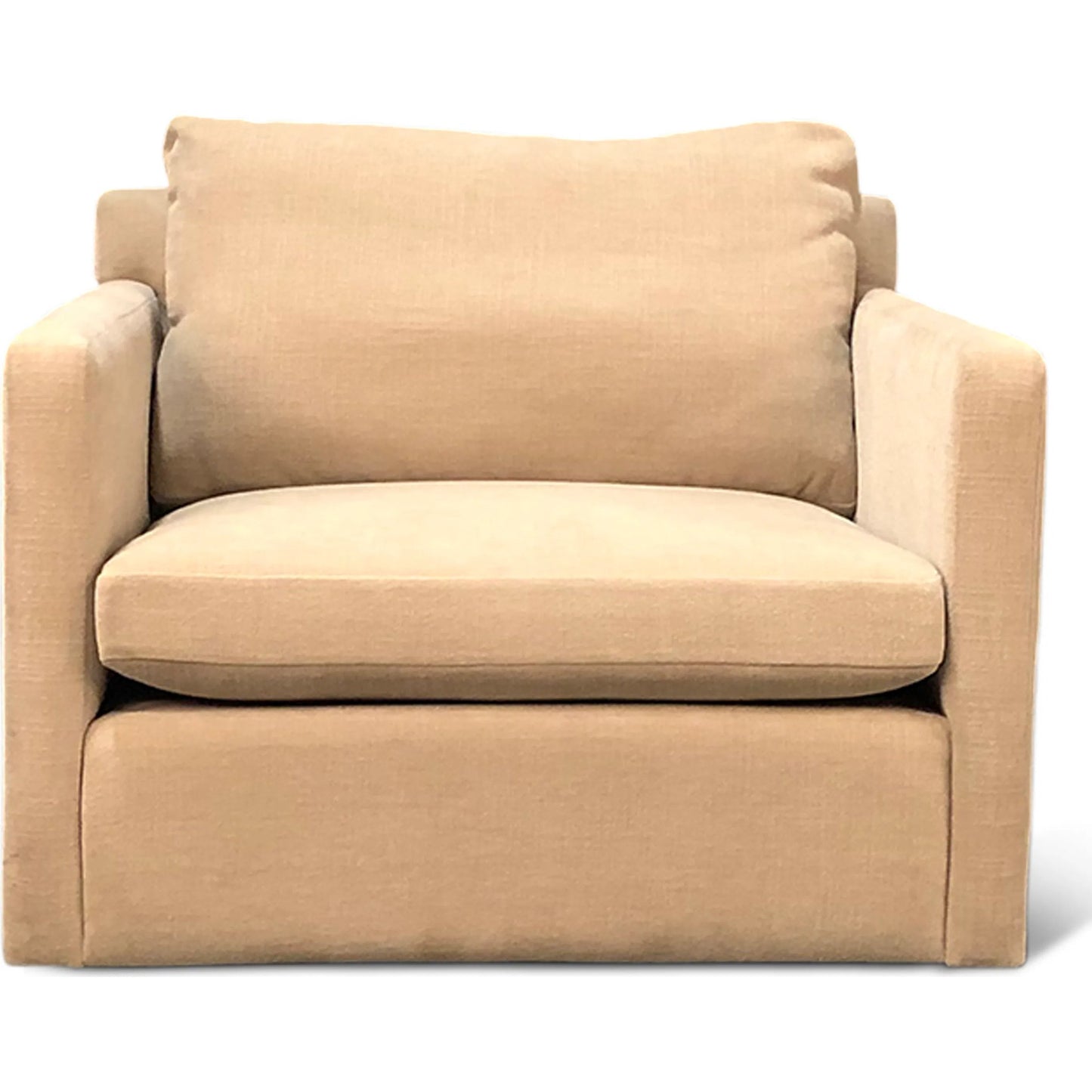 006 SI-2445233 | Primary Silo | Genova Accent Chair by World Interiors in beige and oat chenille. Made from unique in a transitional style.