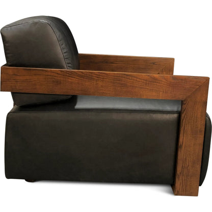 Harlow Accent Chair by World Interiors in black, brown and charme black. Made from unique in a traditional style.