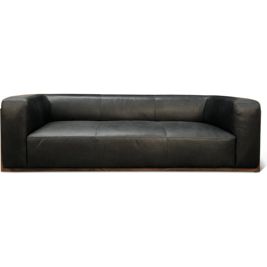 Harlow Sofa by World Interiors in black, brown and charme black. Made from unique in a unique style.