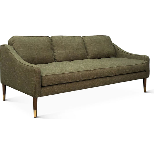 Raleigh Sofa by World Interiors in green. Made from unique in a unique style.