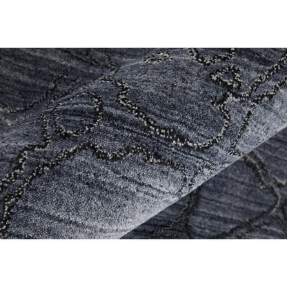 Whitton Rug - 8892F by Feizy in gray, blue. Made from viscose, wool in a unique style.