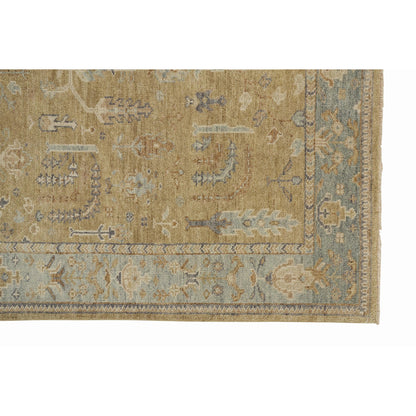 Carrington Traditional Oriental Rug - 6501F by Feizy in gold, blue, gray. Made from wool in a unique style.