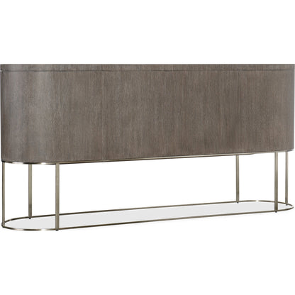 Modern Mood Server by Hooker Furniture. Made from oak veneers, metal in a modern style.