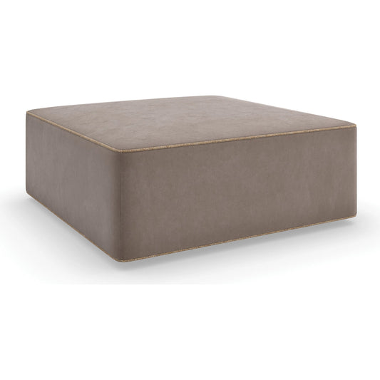 Marbella Ottoman by Caracole. Made from unique in a transitional style.