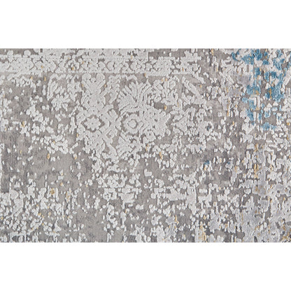 Cadiz Rug - 3889F by Feizy in ivory, blue, gold. Made from viscose, acrylic in a unique style.