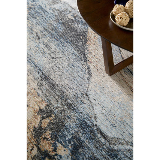 Sonora Rug - SNR39NWF by Feizy in tan, blue, gray. Made from polypropylene, polyester, viscose in a unique style.