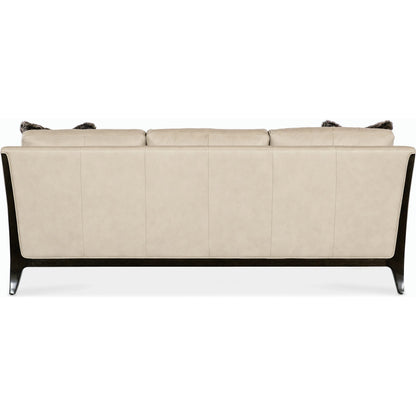 Sophia Sofa by Hooker Furniture in rich cathedral cherry. Made from unique in a modern style.