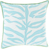 Aqua, Lime / Down Feather / 20" x 20"