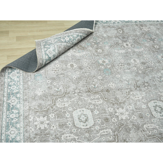 Valora Rug - VA1940 by Kalaty in green. Made from cotton in a unique style.