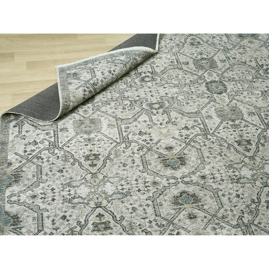 Valora Rug - VA1946 by Kalaty in grey. Made from cotton in a unique style.