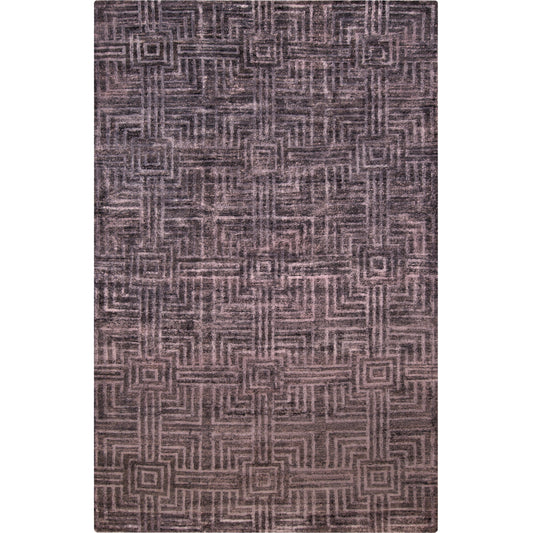 Vanderbilt Rug - 1647 by Surya in plum, mauve. Made from 100% bamboo in a unique style.