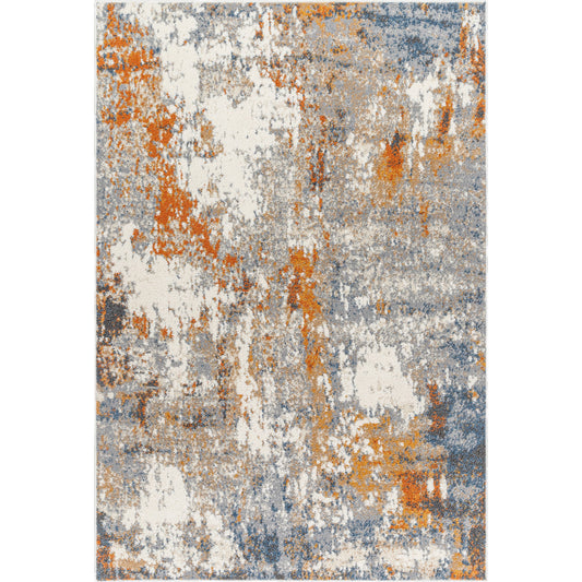 Valet Rug - 489694 by Livabliss in cream, gray, beige, blue, burnt orange, mustard. Made from face: 100% polyester, warp: 100% jute in a unique style.