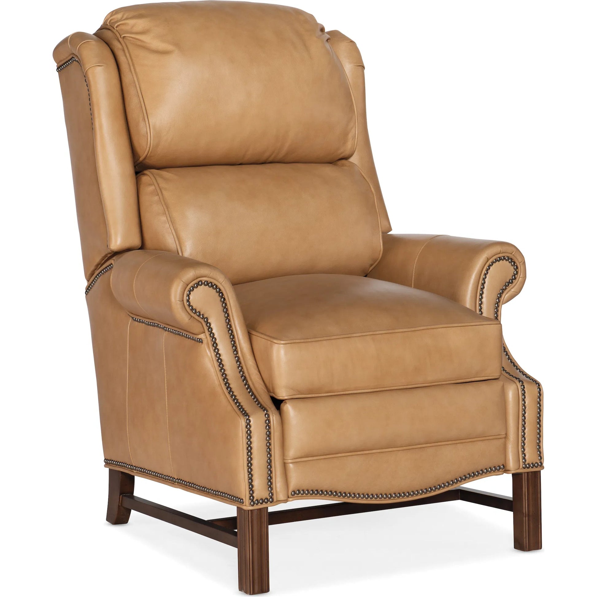 Alta High Leg Reclining Lounger by Bradington-Young by Hooker Furniture. Made from 100% leather in a unique style.
