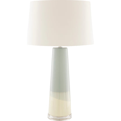 Vaughn - 22975 by Surya in clear, pale blue, cream, translucent, metallic nickel and translucentglazedpolished. Made from linen, cotton, polyester, ceramic, acrylic, metal in a transitional style.