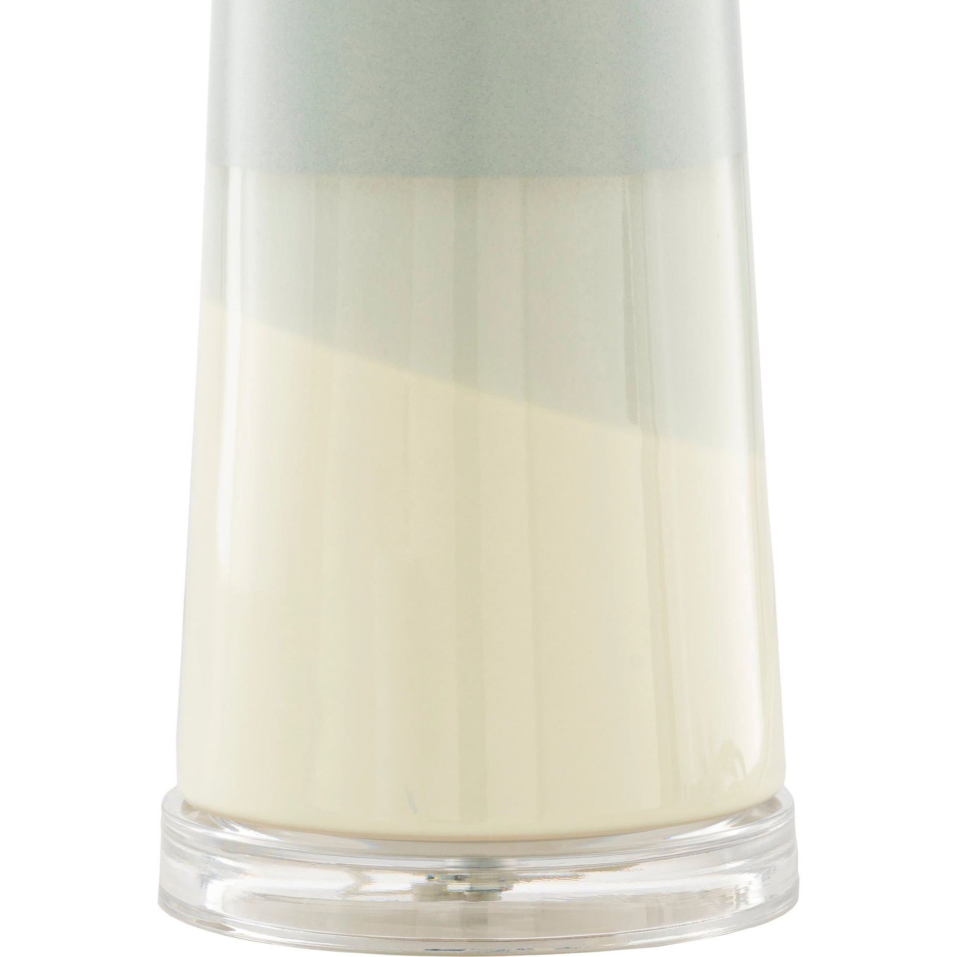 Vaughn - 22975 by Surya in clear, pale blue, cream, translucent, metallic nickel and translucentglazedpolished. Made from linen, cotton, polyester, ceramic, acrylic, metal in a transitional style.