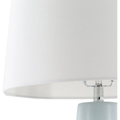 Vaughn - 22975 by Surya in clear, pale blue, cream, translucent, metallic nickel and translucentglazedpolished. Made from linen, cotton, polyester, ceramic, acrylic, metal in a transitional style.
