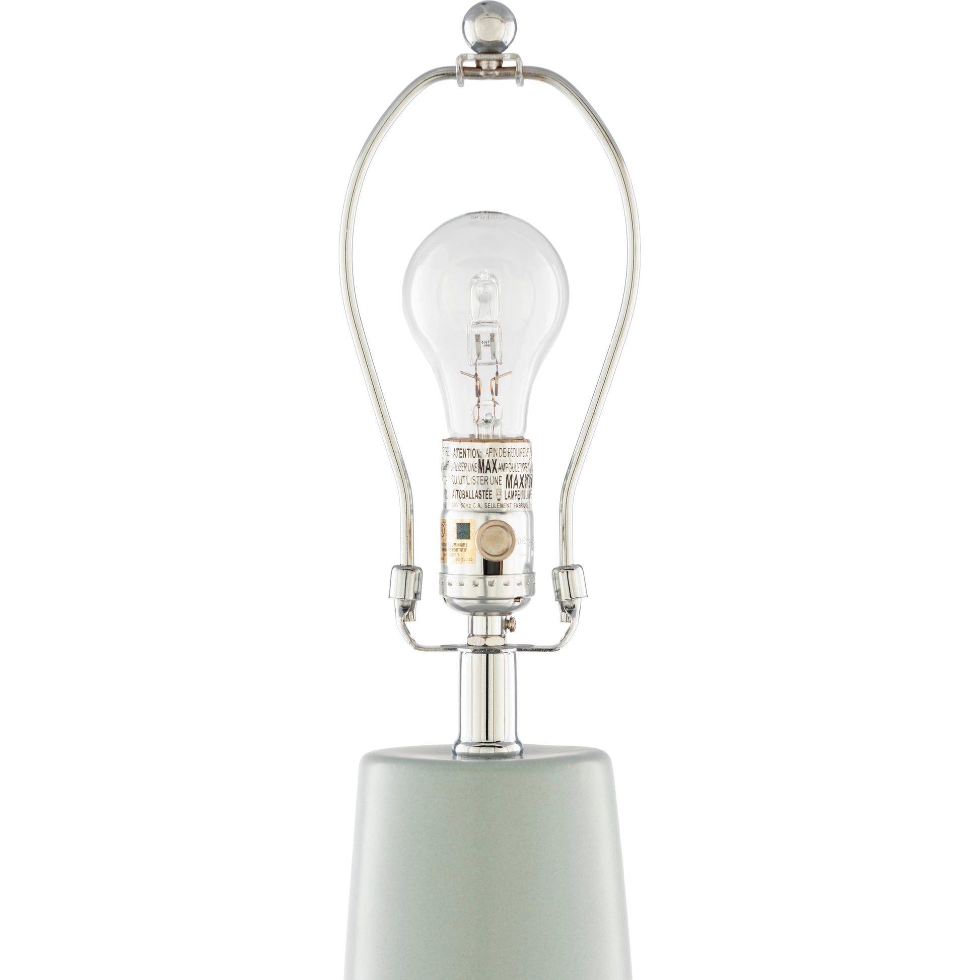 Vaughn - 22975 by Surya in clear, pale blue, cream, translucent, metallic nickel and translucentglazedpolished. Made from linen, cotton, polyester, ceramic, acrylic, metal in a transitional style.