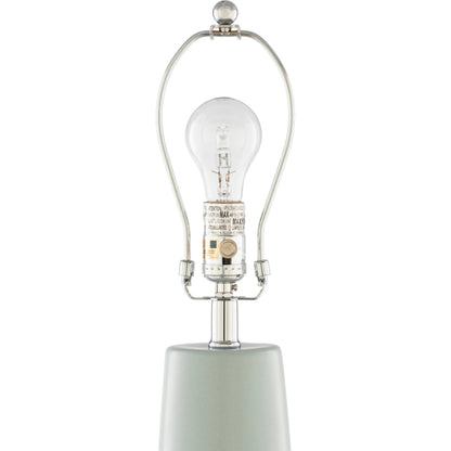 Vaughn - 22975 by Surya in clear, pale blue, cream, translucent, metallic nickel and translucentglazedpolished. Made from linen, cotton, polyester, ceramic, acrylic, metal in a transitional style.