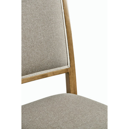 Timeless Flare Uph. Side Chair by Jonathan Charles. Made from beech wood, foam, fabric in a modern style.