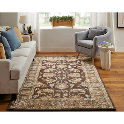 Prescott Traditional Oriental Rug - 8937F by Feizy. Made from viscose, wool in a unique style.
