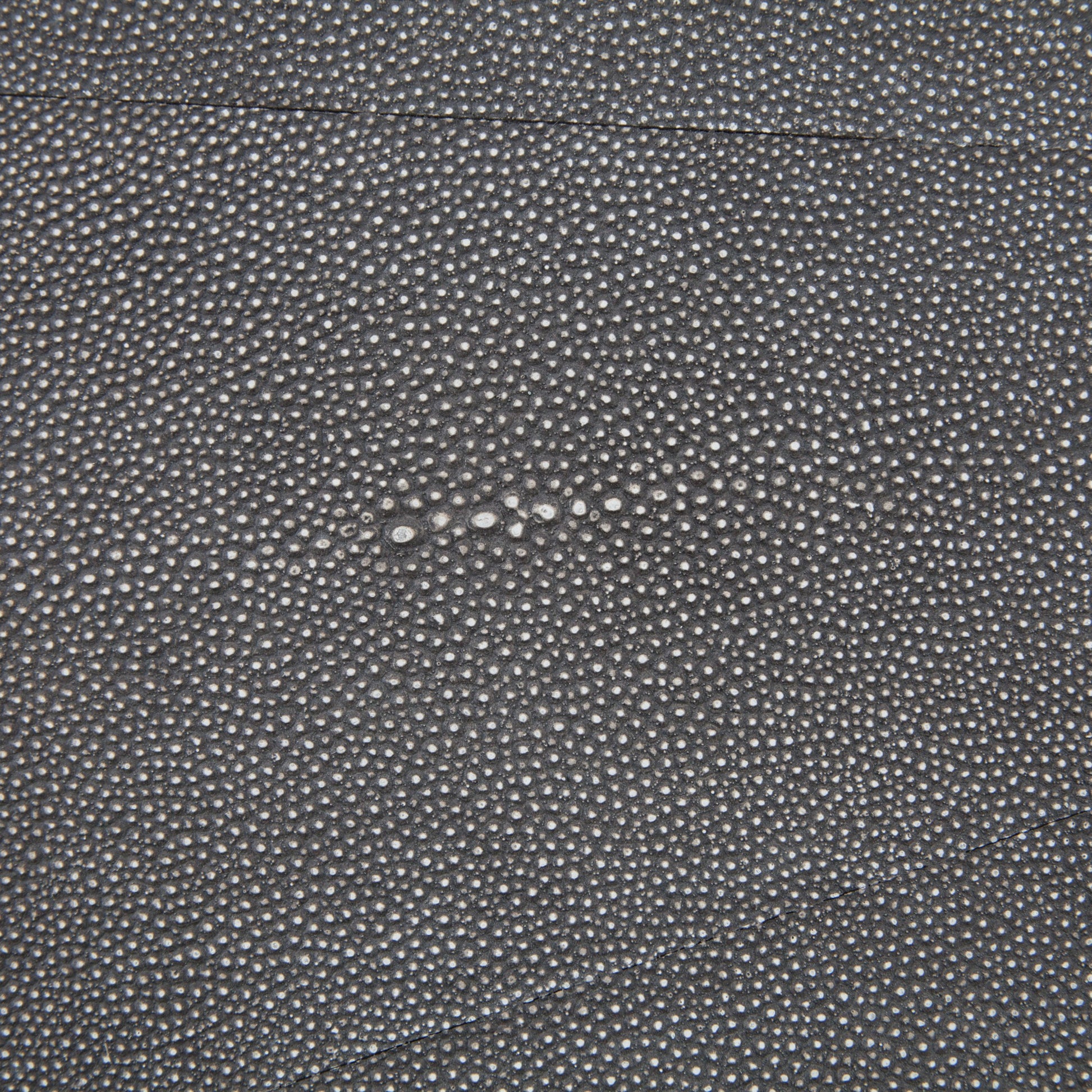 Shagreen Coffee Table by Four Hands in antique brass, grey shagreen and grey. Made from faux shagreen, iron in a modern style.