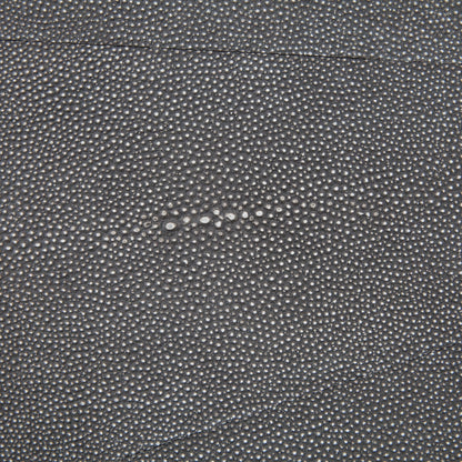 Shagreen Coffee Table by Four Hands in antique brass, grey shagreen and grey. Made from faux shagreen, iron in a modern style.
