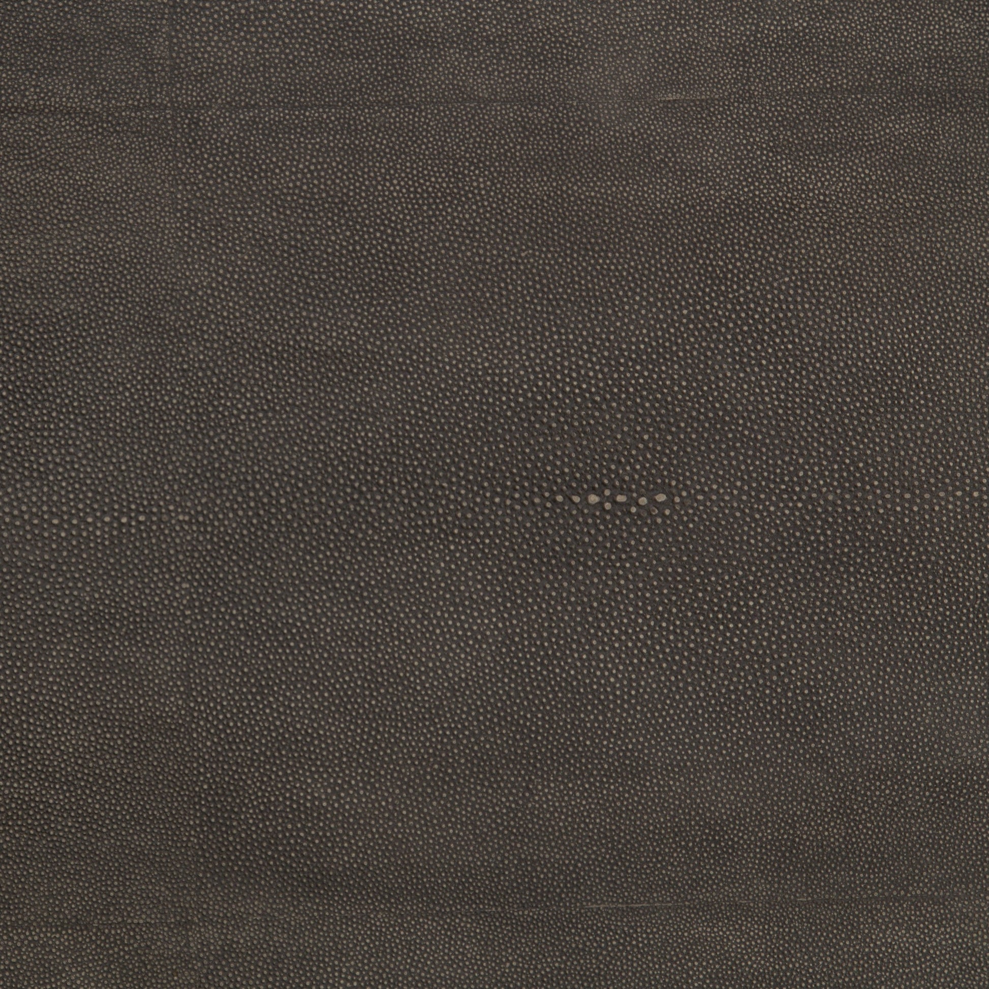 Shagreen Shadow Box Coffee Table by Four Hands in antique brass, gray shagreen, tempered glass. Made from tempered glass, iron, faux shagreen in a modern style.