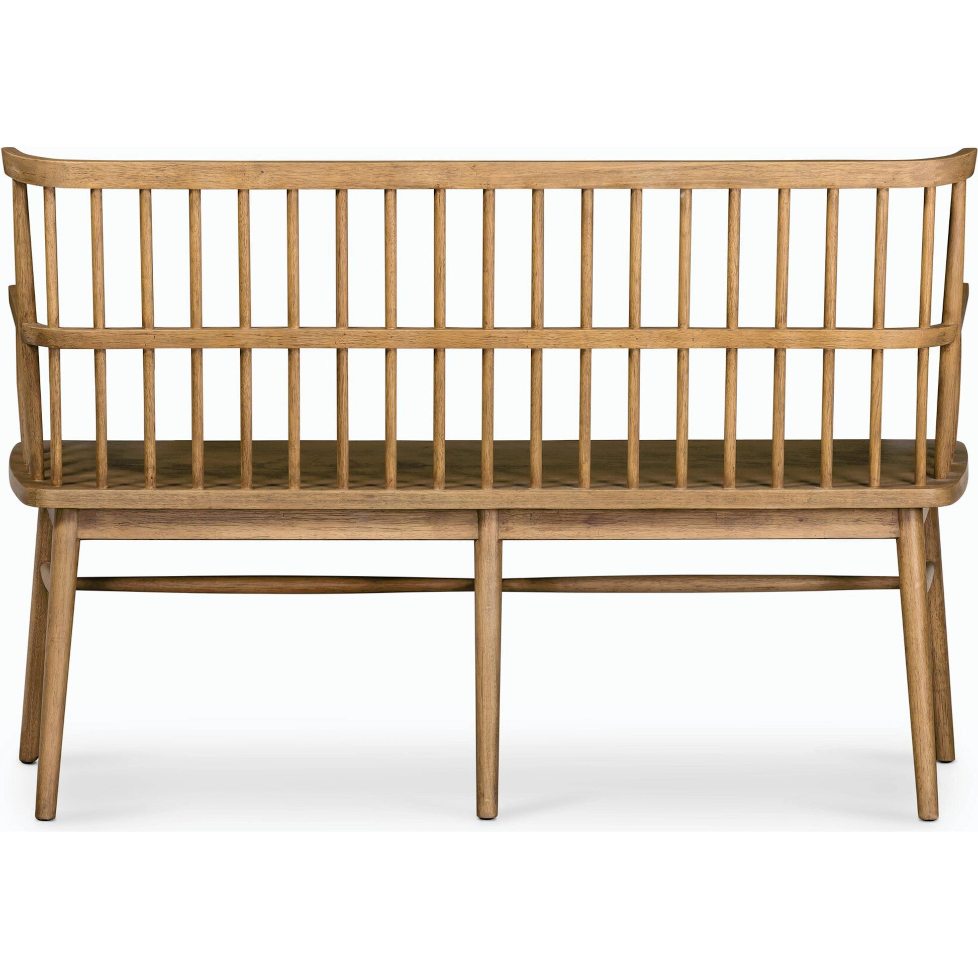 Aspen Bench by Four Hands in matte black. Made from solid beech, beech veneer in a cottage & farmhouse style.