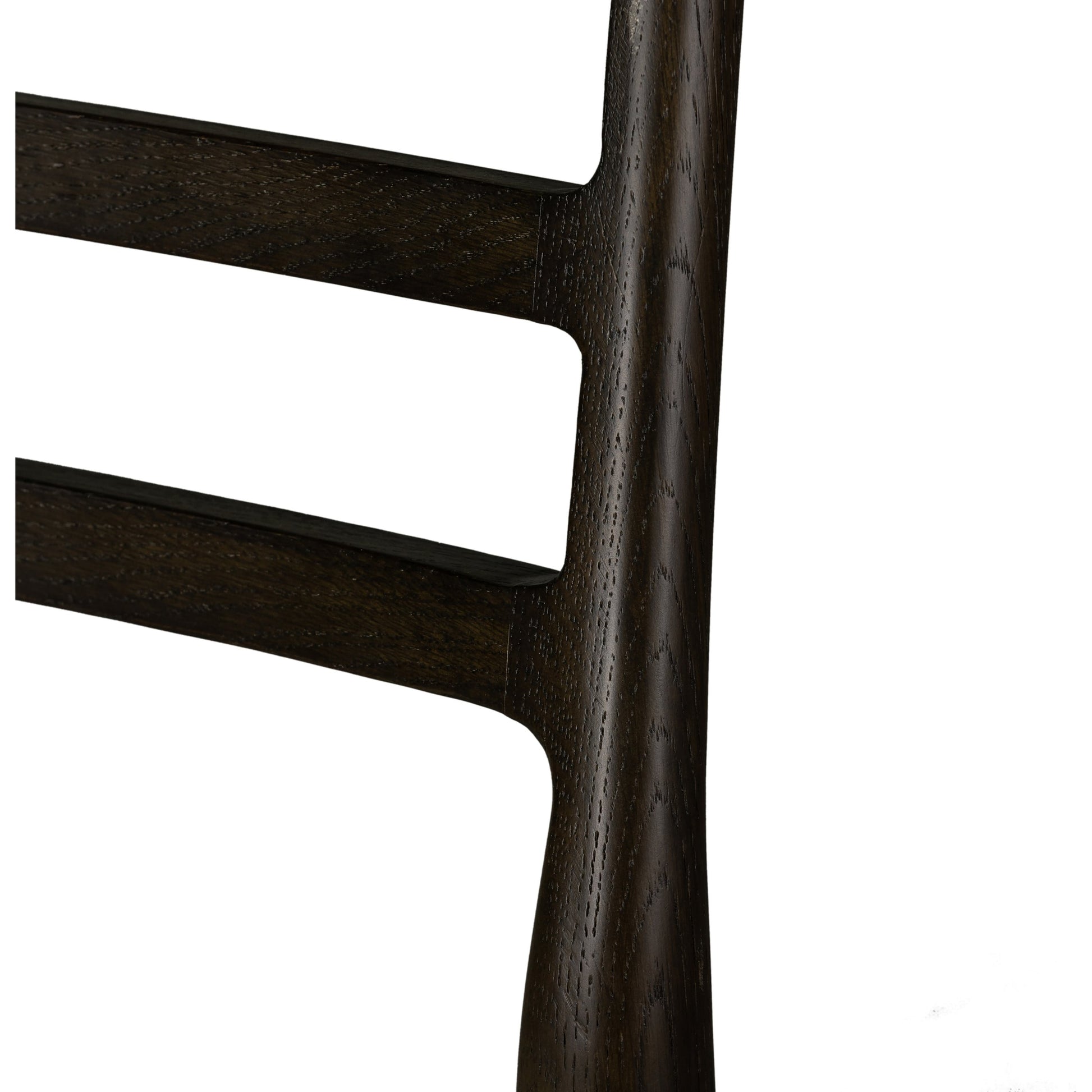 Glenmore Dining Chair by Four Hands. Made from 49% viscose (rayon), 22% flax, linen, 18% polyester, 11% cotton, solid oak, 100% polyester in a transitional style.