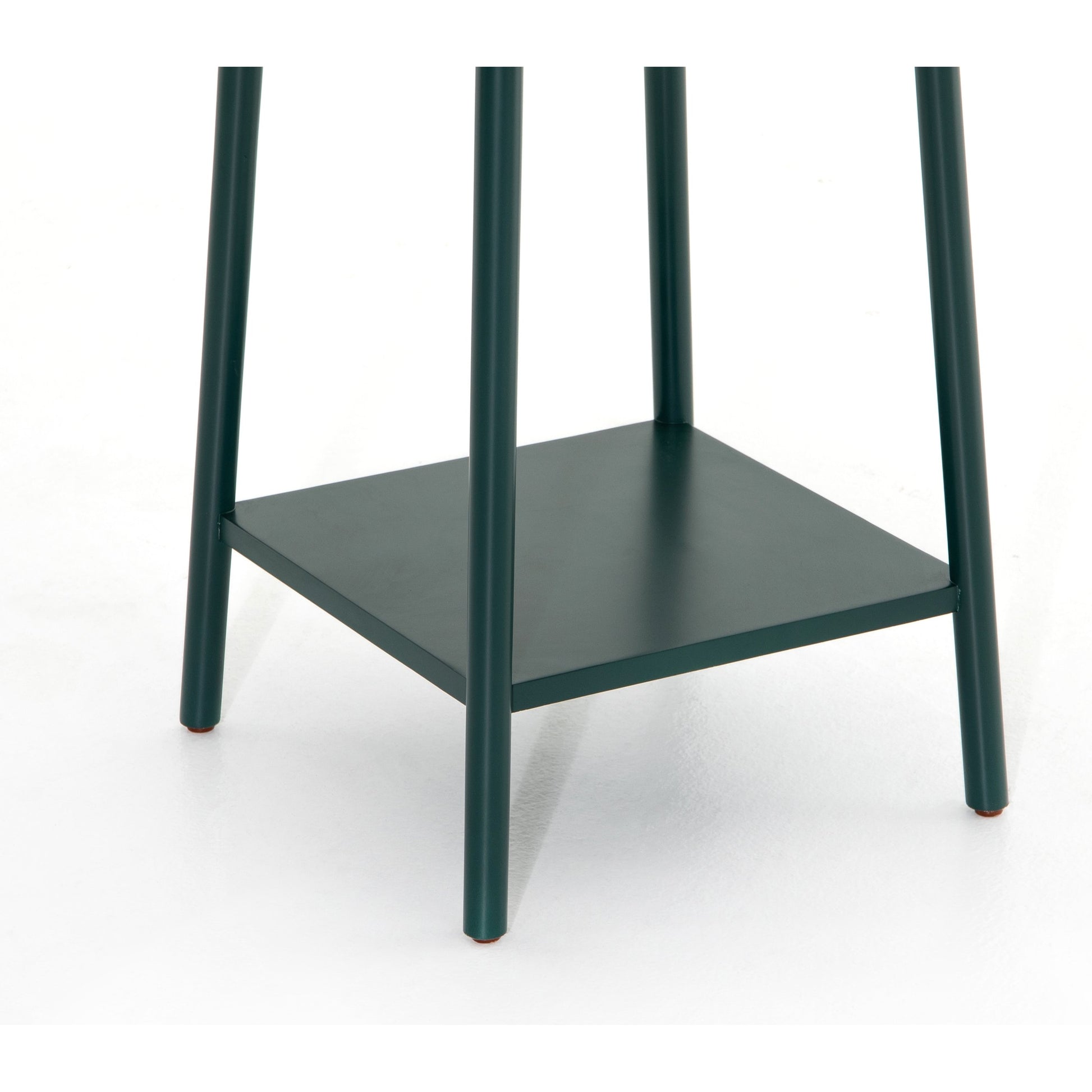 Van Nightstand by Four Hands in aged brass, matte alabaster, golden brass and matte alabaster. Made from engineered hardwood, solid parawood, iron in a modern style.