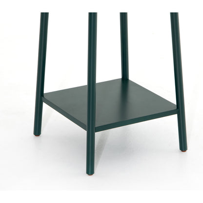 Van Nightstand by Four Hands in aged brass, matte alabaster, golden brass and matte alabaster. Made from engineered hardwood, solid parawood, iron in a modern style.