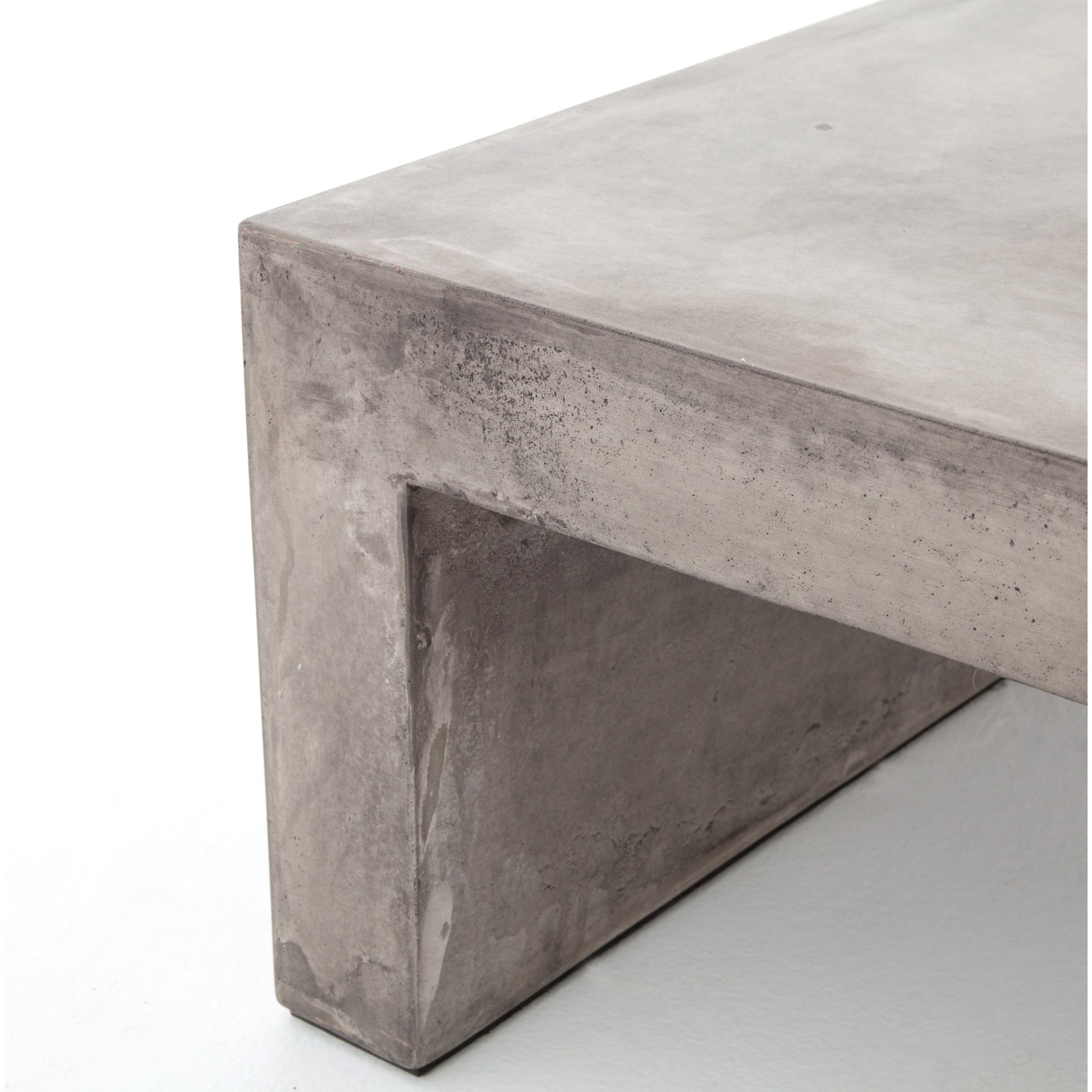 Parish Coffee Table by Four Hands. Made from concrete in a modern style.