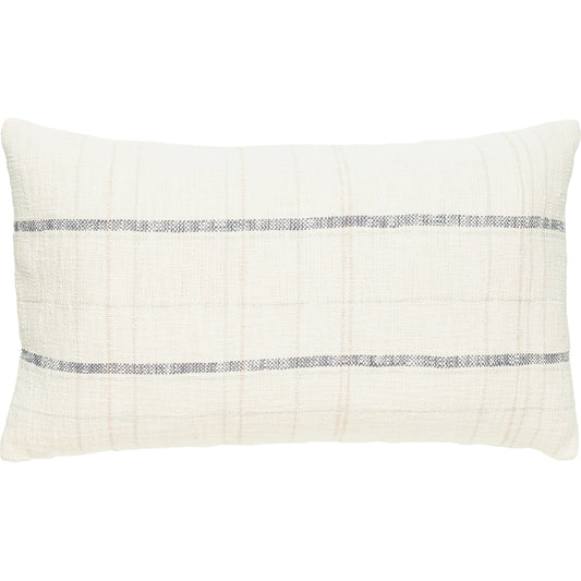 Visby Pillow - 34138 by Surya in off-white, ivory, light silver. Made from front: 100% cotton, back: 100% cotton in a modern style.