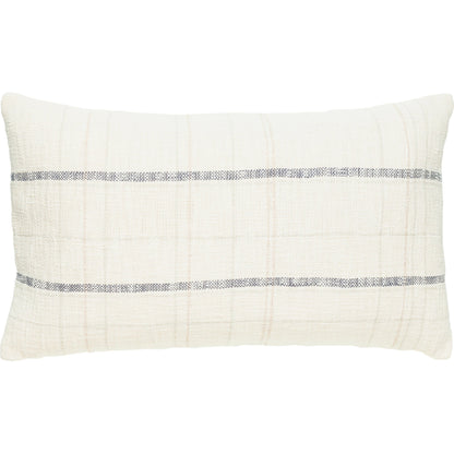 Visby Pillow - 34138 by Surya in off-white, ivory, light silver. Made from front: 100% cotton, back: 100% cotton in a modern style.