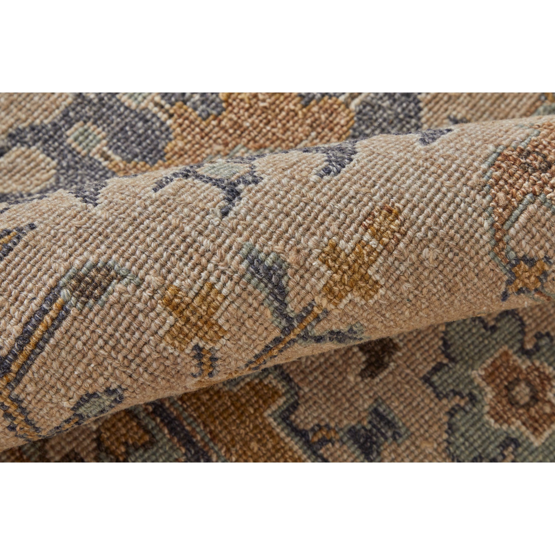 Corbitt Traditional Oriental Rug - 0613F by Feizy in tan, blue, gold. Made from unique in a unique style.