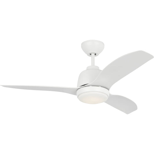 Avila Coastal 44" LED Ceiling Fan by Visual Comfort & Co.. Made from marine grade steel in a unique style.