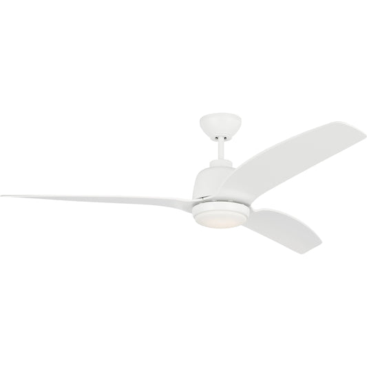 Avila Coastal 60" LED Ceiling Fan by Visual Comfort & Co.. Made from steel in a modern style.